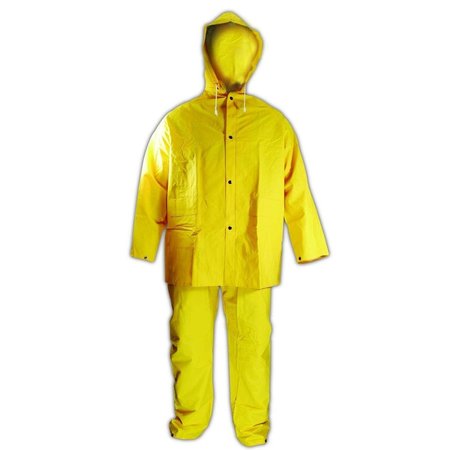 Magid RainMaster 14 mil Vinyl 3Piece Rain Suit, XL 3014-XL